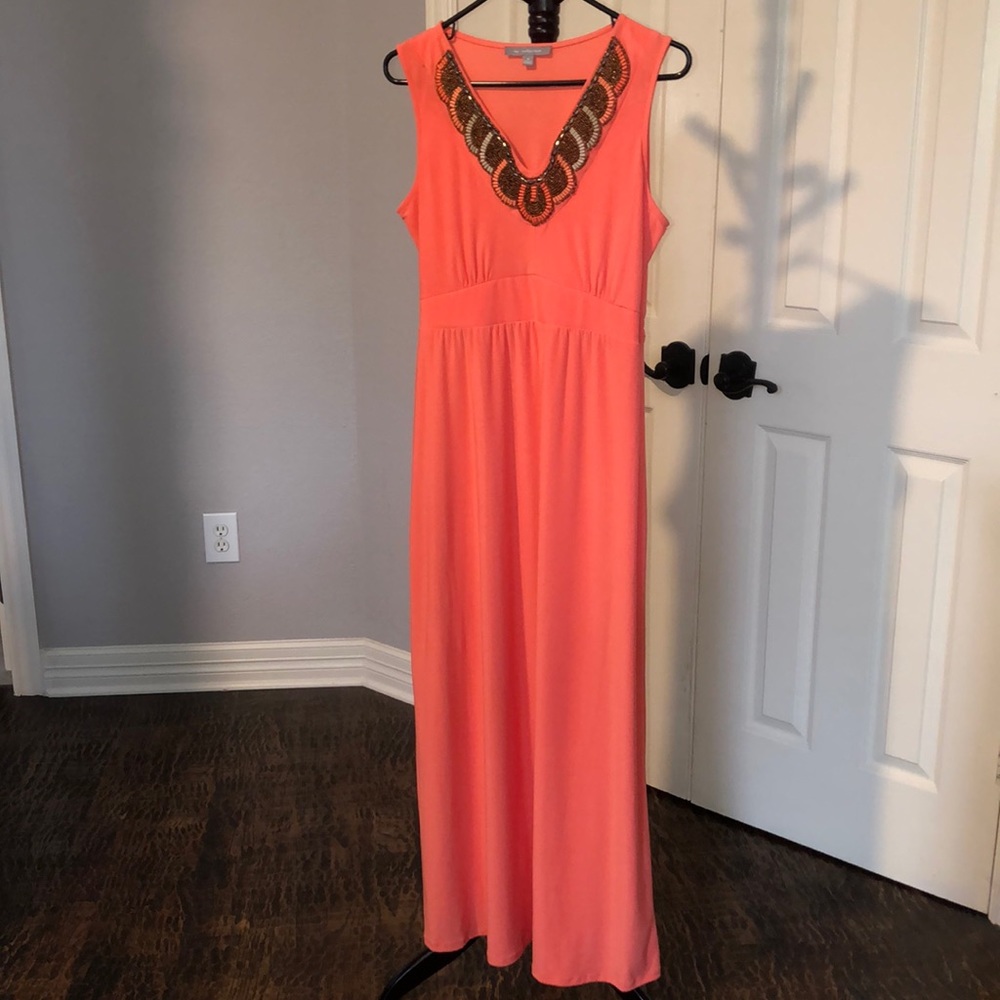 NWOT NY Collection Dark Peach dress